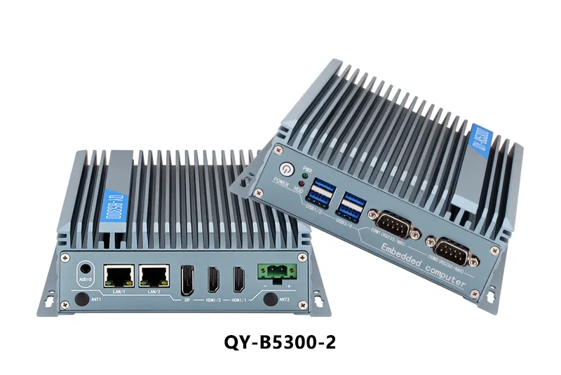 QY-B5300 industrial mini PC — product view