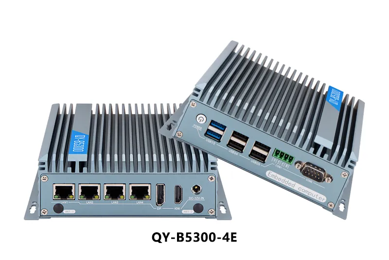 QY-B5300 industrial mini PC — product view