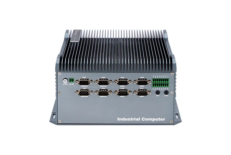 QY-B5610 industrial mini PC — close-up detail