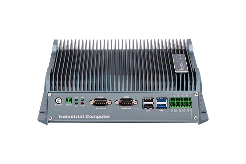 QY-B5700 industrial mini PC — close-up detail