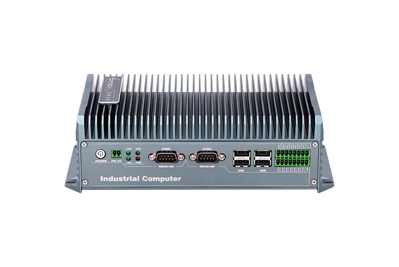 QY-B5800 industrial mini PC — close-up detail