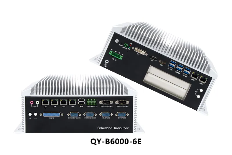 QY-B6000 industrial mini PC — product view