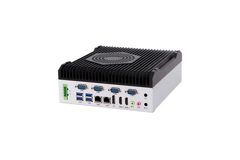 QY-B5900 industrial mini PC — close-up detail