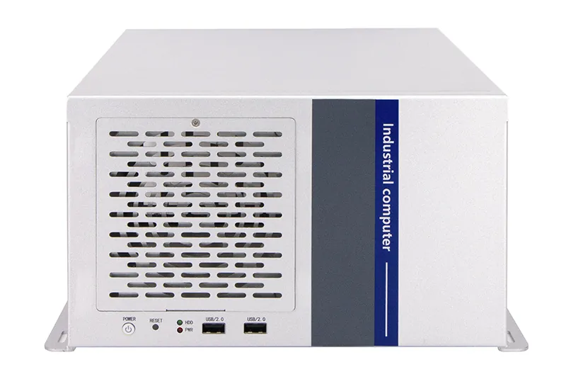 QY-U330 industrial mini PC — close-up detail