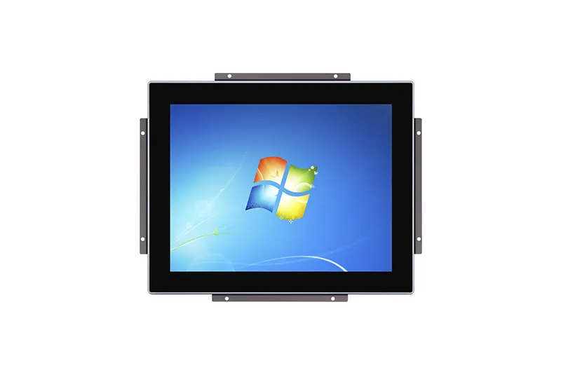 QY-F5121-OF industrial monitor — close-up detail