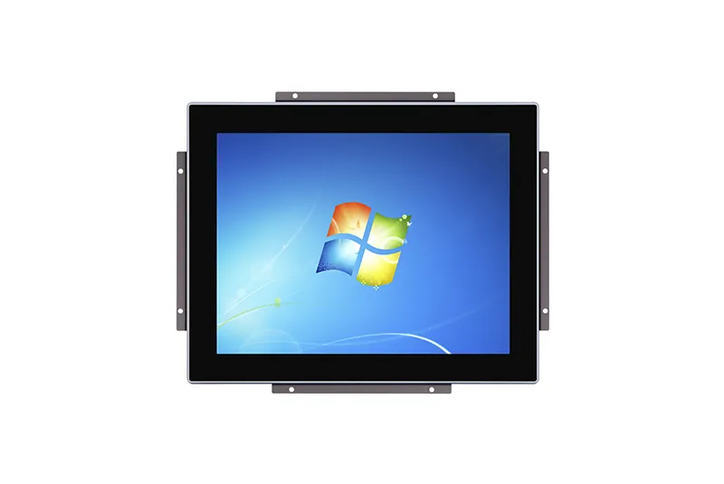 QY-F5121-OF industrial monitor — close-up detail