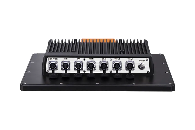 QY-P6121-Vehicle industrial panel PC — interface and ports