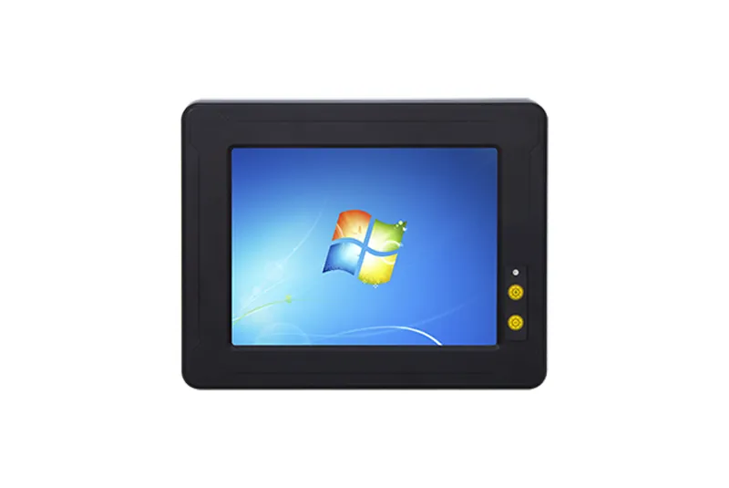 QY-P6084-Vehicle industrial panel PC — close-up detail