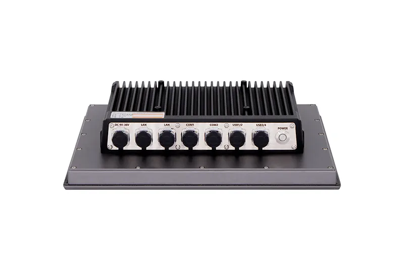 QY-P6121-WP industrial panel PC — interface and ports