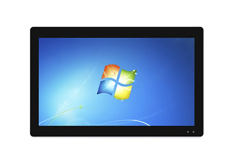 QY-P8156-DC industrial panel PC — close-up detail