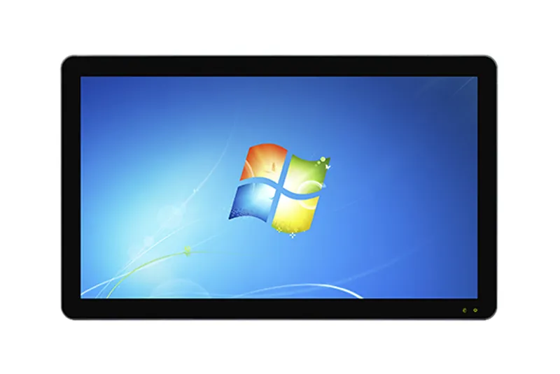 QY-P8215-DC industrial panel PC — close-up detail