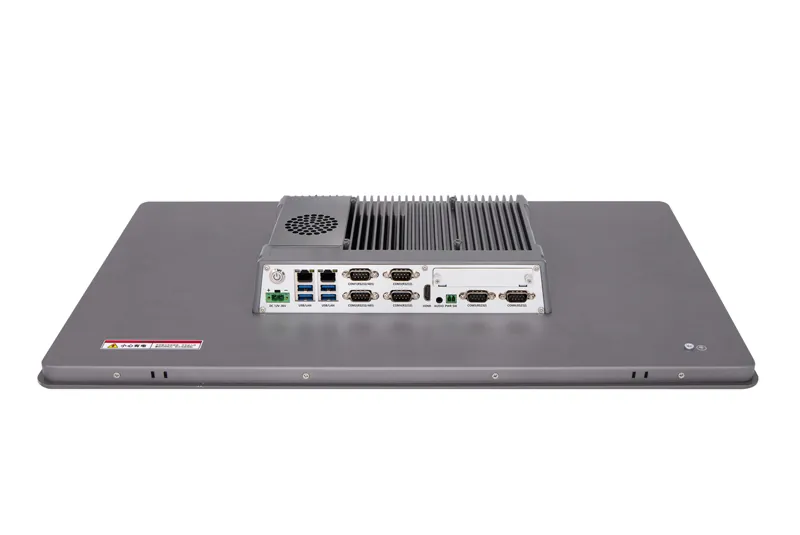 QY-P8238-DC industrial panel PC — interface and ports