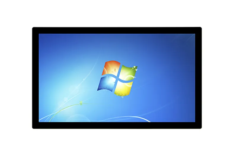 QY-P8270-DC industrial panel PC — close-up detail