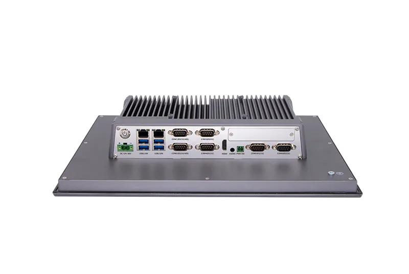 QY-P8150 industrial panel PC — interface and ports