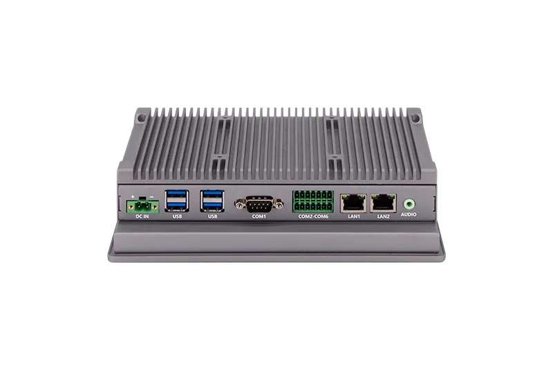QY-P8070 industrial panel PC — interface and ports