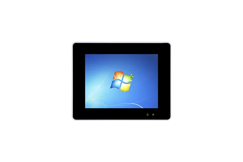 QY-P8080 industrial panel PC — close-up detail
