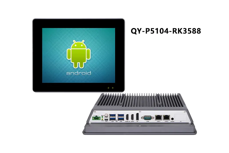 QY-P5104-RK3568/RK3588 industrial panel PC — product view