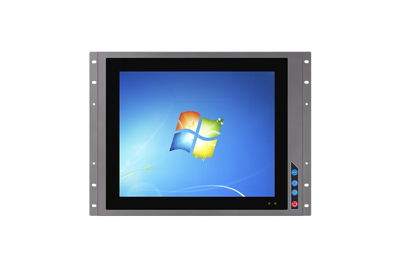 QY-F5170-Rack industrial monitor — close-up detail