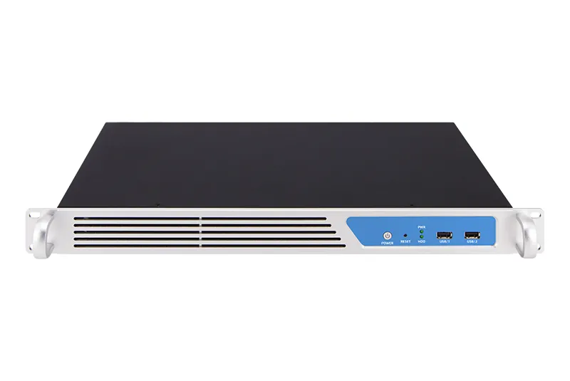 QY-U1000 rackmount industrial computer — close-up detail
