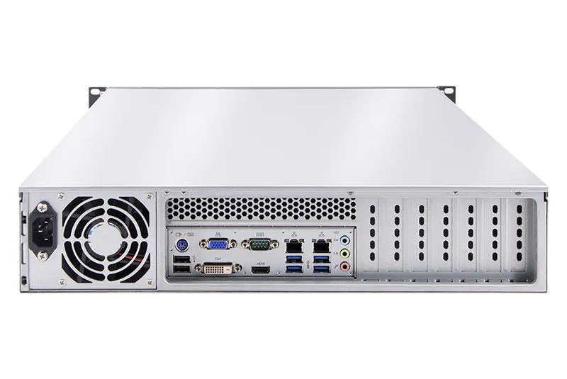 QY-U2000 rackmount industrial computer — interface and ports