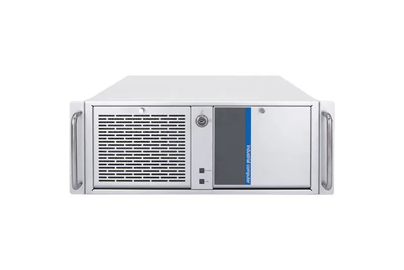 QY-U4000 rackmount industrial computer — close-up detail