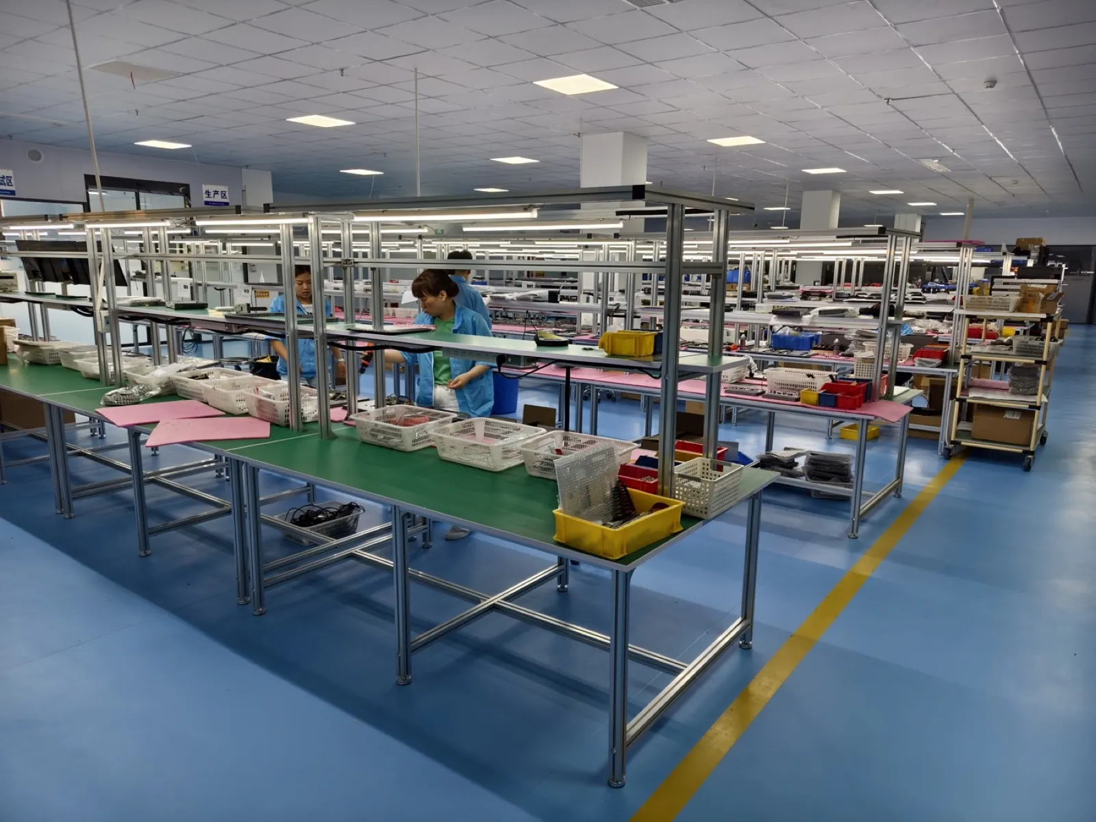 Electronics production line at the IPCtech factory